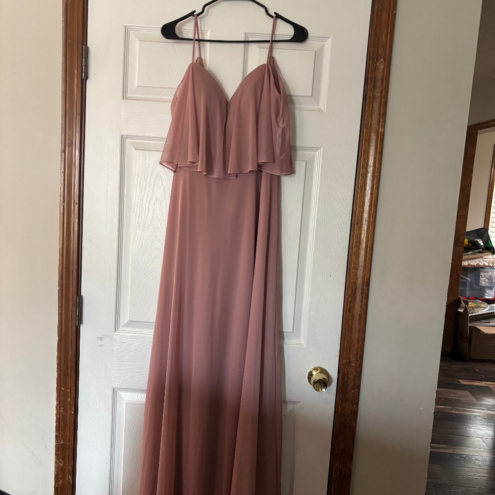 Azazie Dusty Rose dress